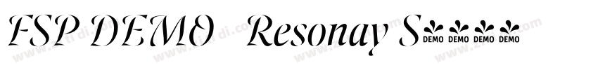 FSP DEMO   Resonay S字体转换
